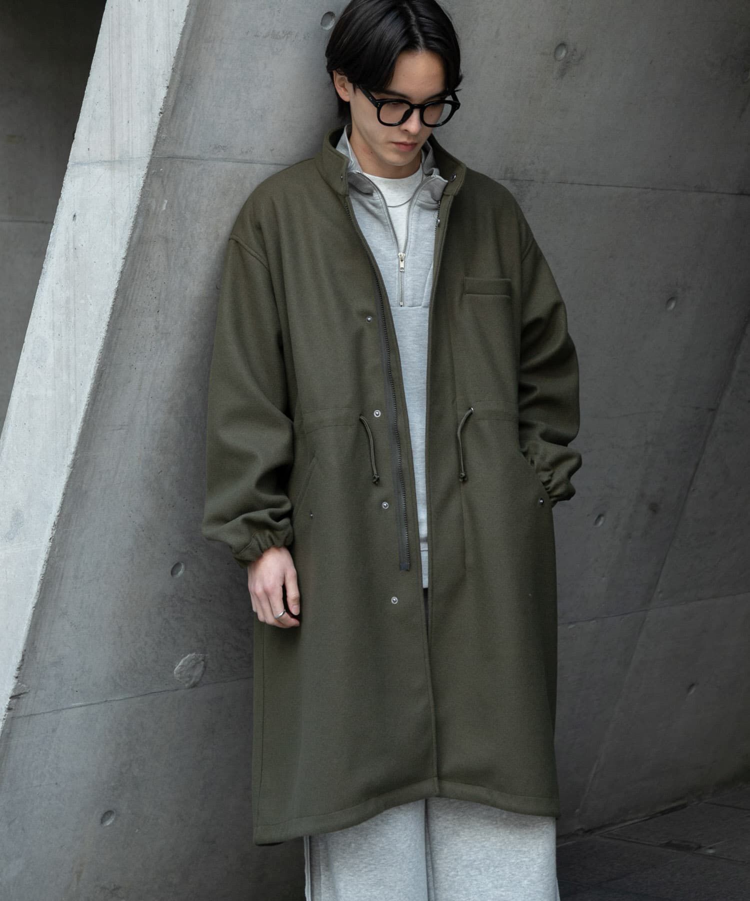 SENSE OF PLACE by URBAN RESEARCH「『UR TECH』 カットメルトンモッズコート」|ミリタリー・モッズコート|