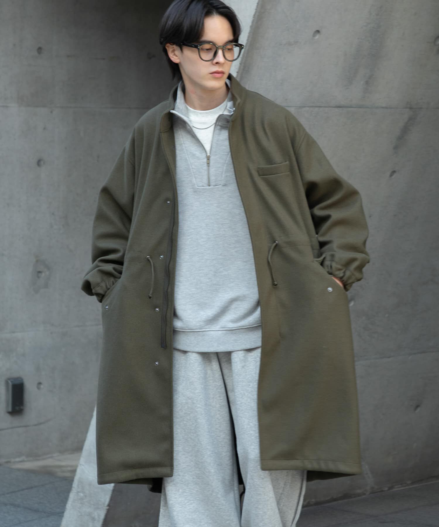 SENSE OF PLACE by URBAN RESEARCH「『UR TECH』 カットメルトンモッズコート」|ミリタリー・モッズコート|