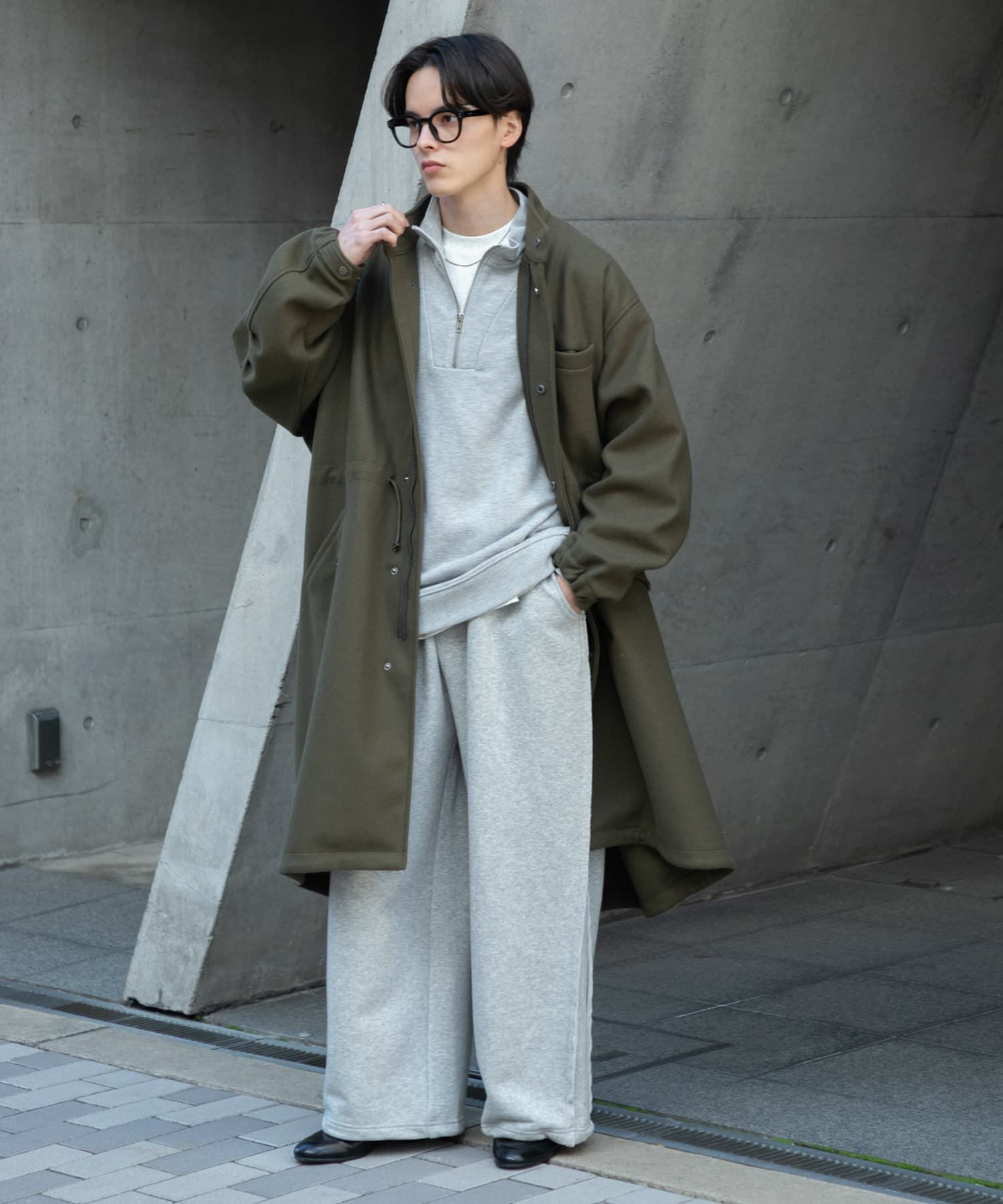 SENSE OF PLACE by URBAN RESEARCH「『UR TECH』 カットメルトンモッズコート」|ミリタリー・モッズコート|