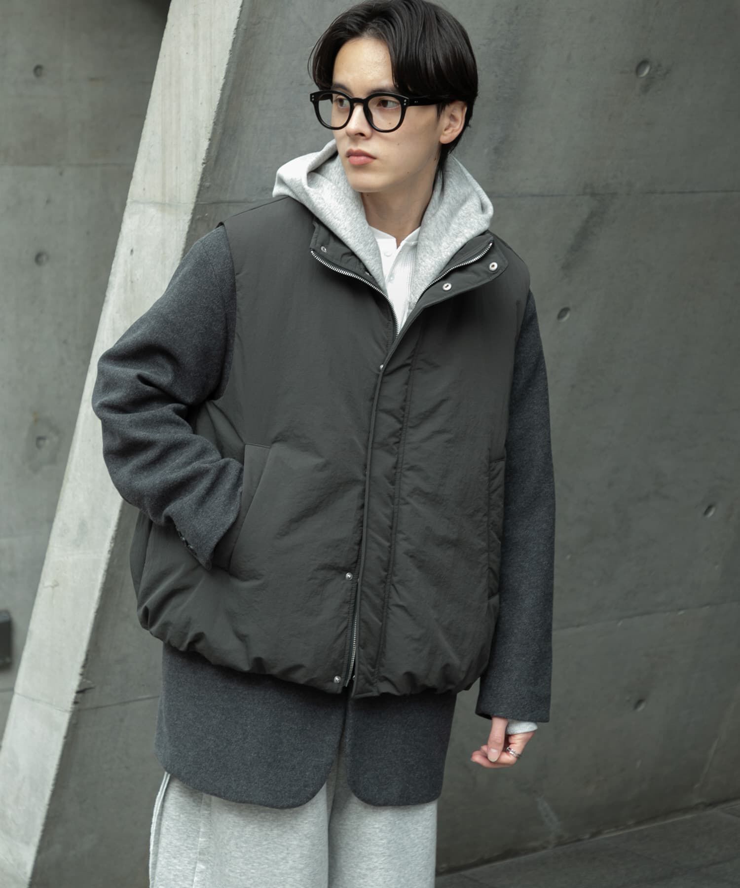 SENSE OF PLACE by URBAN RESEARCH「ナイロンユーティリティーベスト」|ダウンベスト・ベスト|