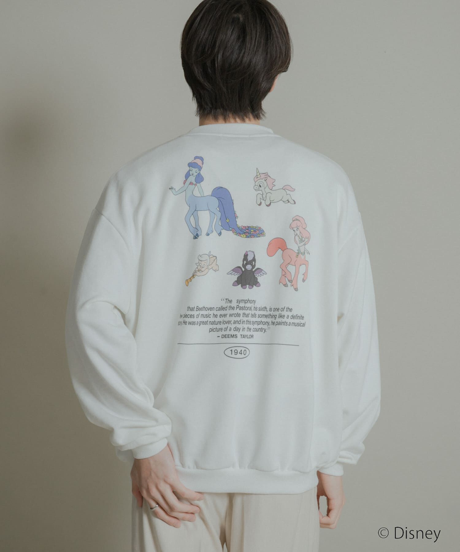 SENSE OF PLACE by URBAN RESEARCH「『別注』FANTASIA/クルーネックスウェットB」|スウェット・ジャージ|ホワイト