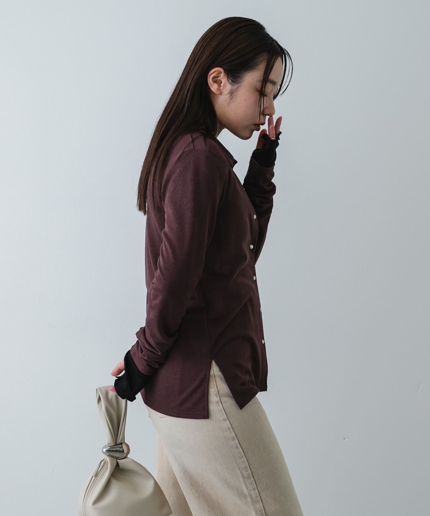 SENSE OF PLACE by URBAN RESEARCH「フロントドットカットシャツ」|シャツ・ブラウス|