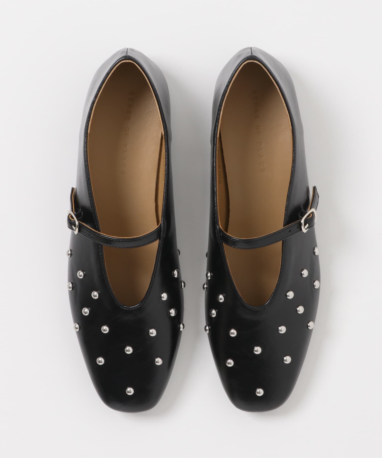 SENSE OF PLACE by URBAN RESEARCH「スタッズフラットシューズ」|パンプス|