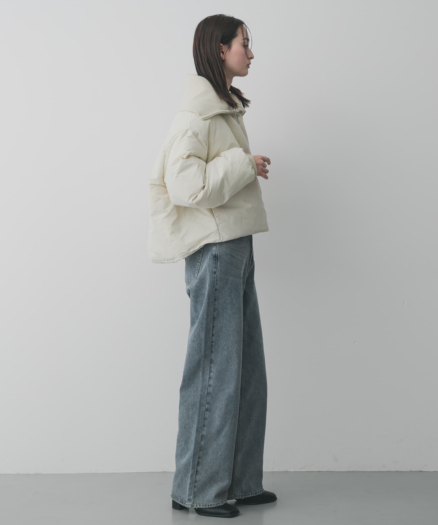 SENSE OF PLACE by URBAN RESEARCH「ビッグカラーショートパフジャケット」|ダウン|