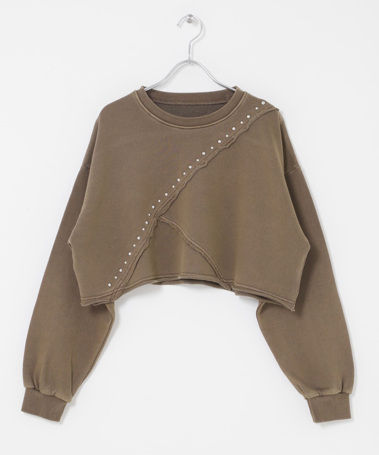 SENSE OF PLACE by URBAN RESEARCH「スタッズピグメントカットトップ」|スウェット・ジャージ|