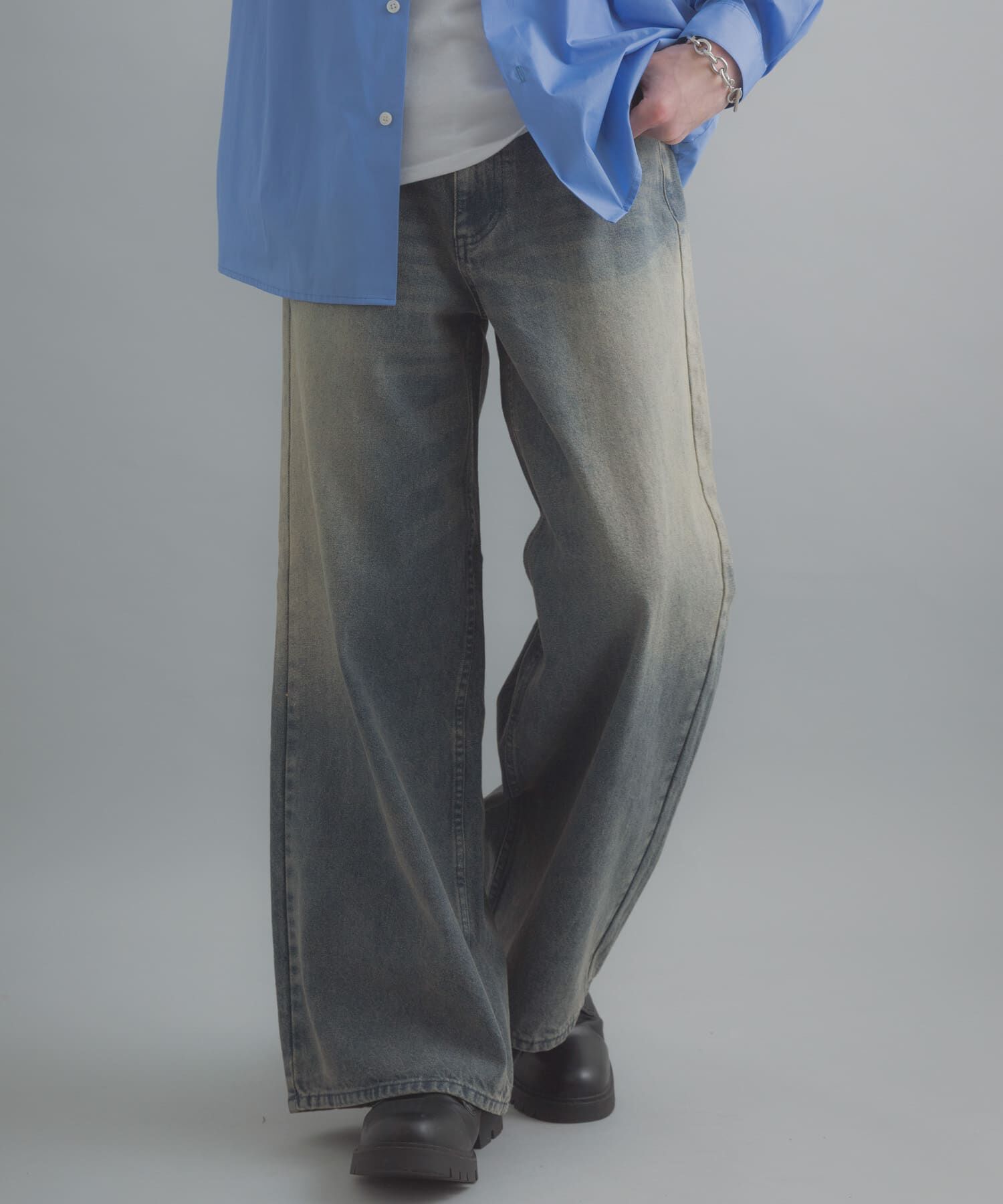 SENSE OF PLACE by URBAN RESEARCH「『一部WEB限定ｶﾗｰ』『ﾕﾆｾｯｸｽ』ｳﾞｨﾝﾃｰｼﾞﾗｲｸﾃﾞﾆﾑ 」|デニム|