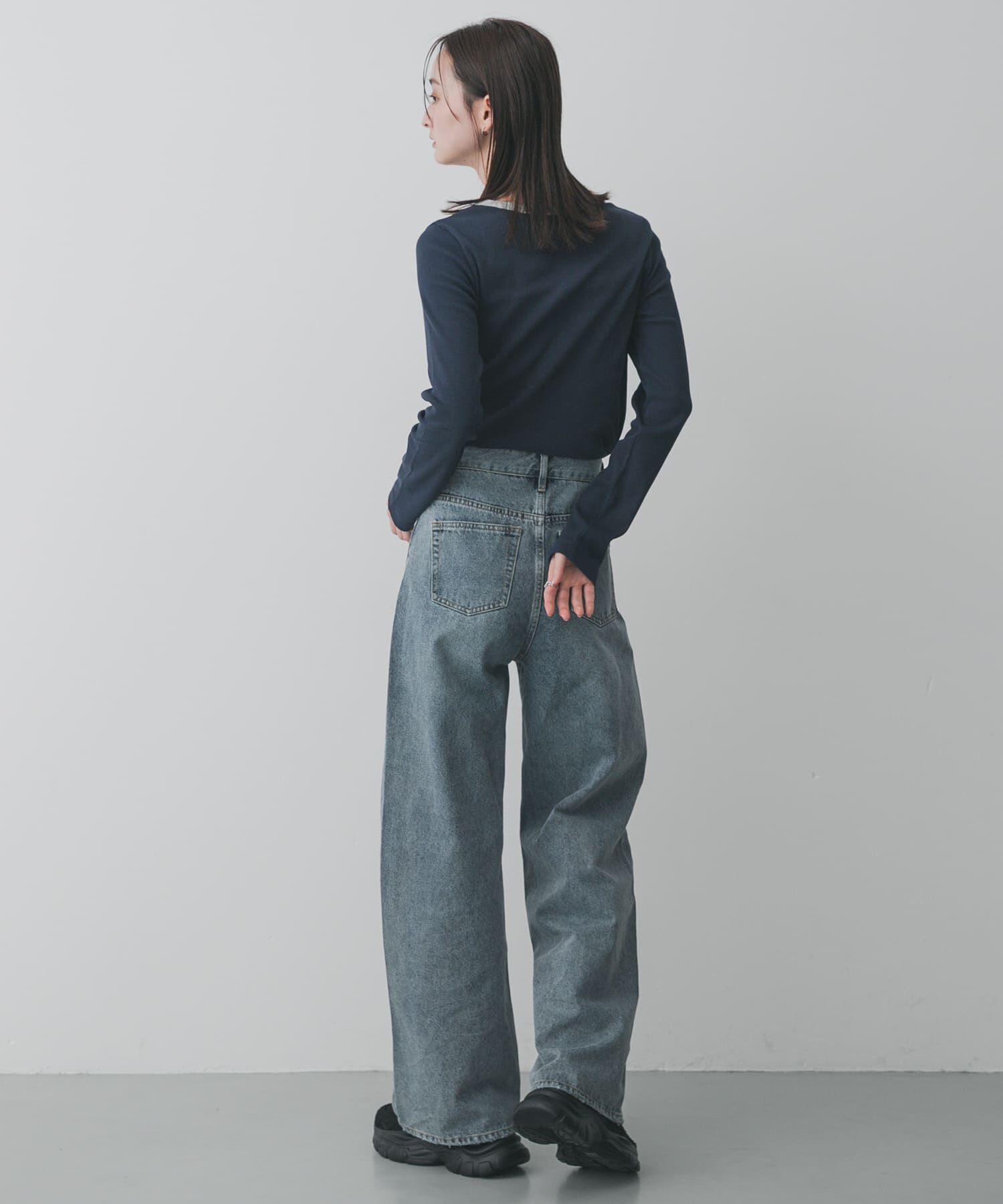 SENSE OF PLACE by URBAN RESEARCH「ラウンドネックリブTシャツ」|Tシャツ・カットソー|