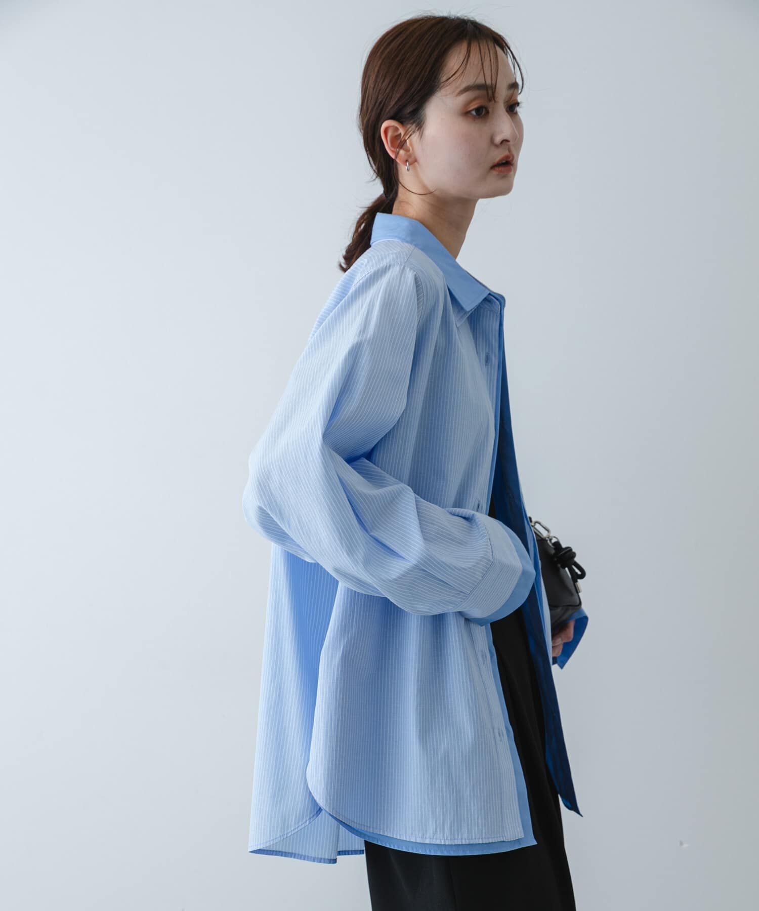 SENSE OF PLACE by URBAN RESEARCH「『WEB限定』フェイクレイヤードルーズシャツ」|シャツ・ブラウス|