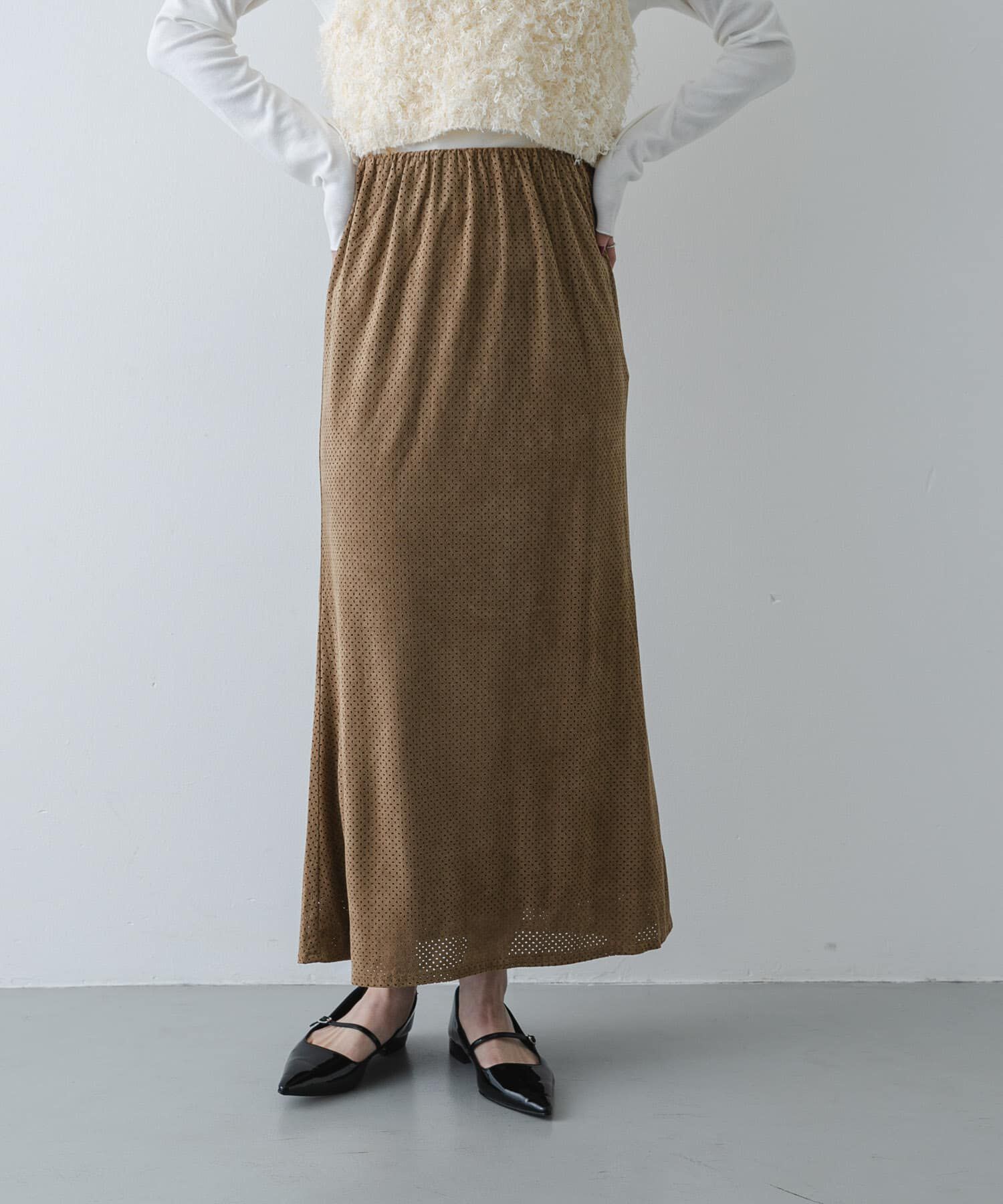 SENSE OF PLACE by URBAN RESEARCH「FSパンチングナロースカート」|スカート|