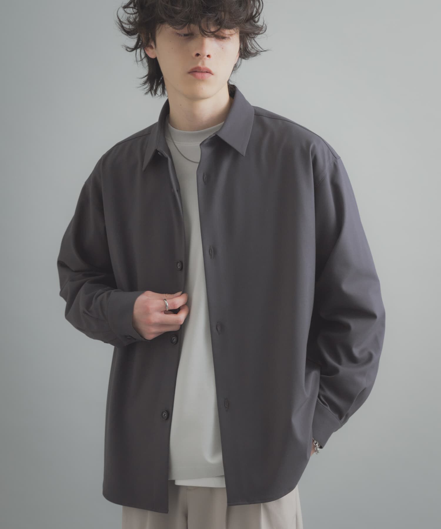 SENSE OF PLACE by URBAN RESEARCH「『ユニセックス』『イージーケア』カラールーズシャツ」|シャツ・ブラウス|