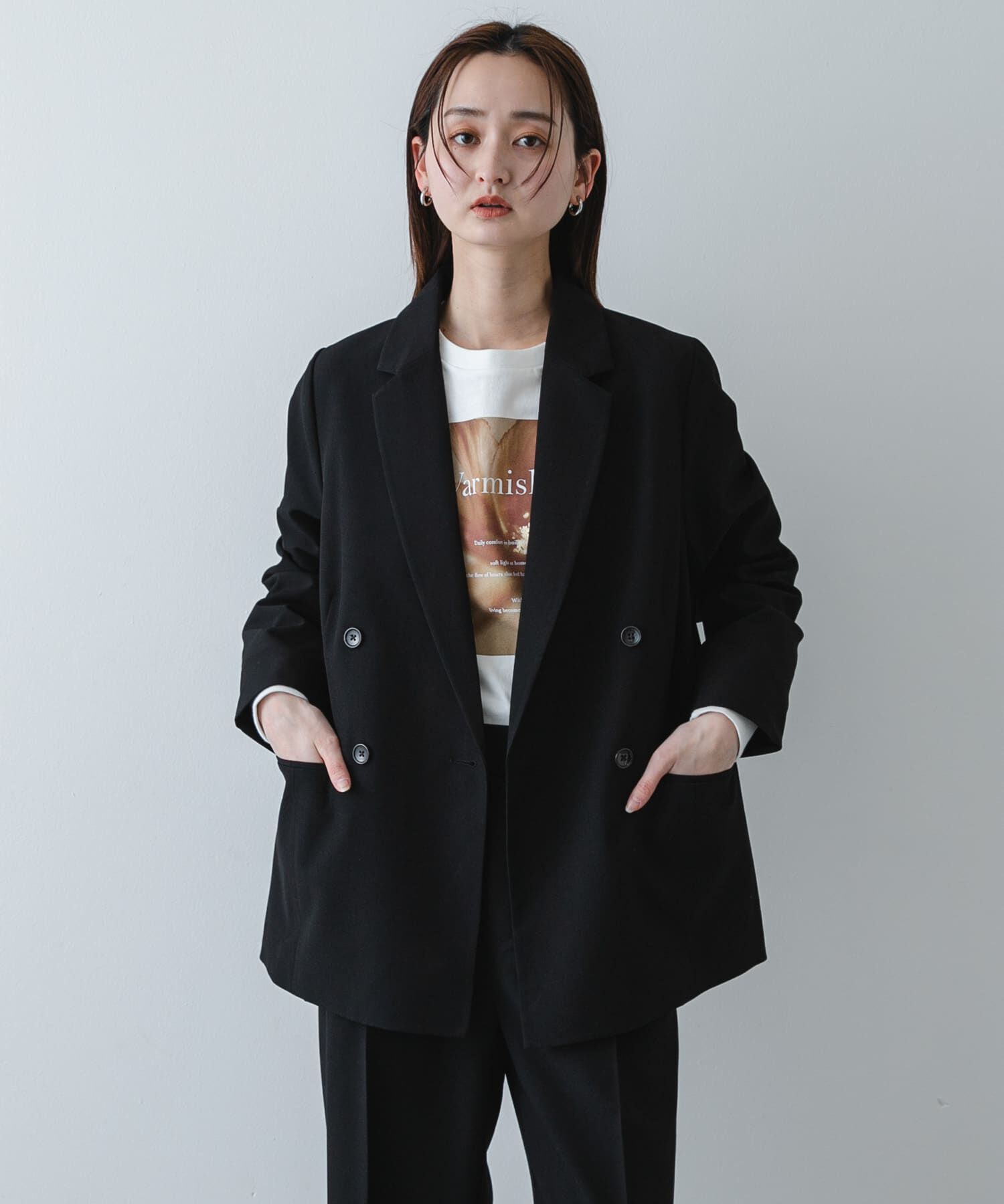 SENSE OF PLACE by URBAN RESEARCH「『イージーケア』ダブルテーラードジャケット」|その他|