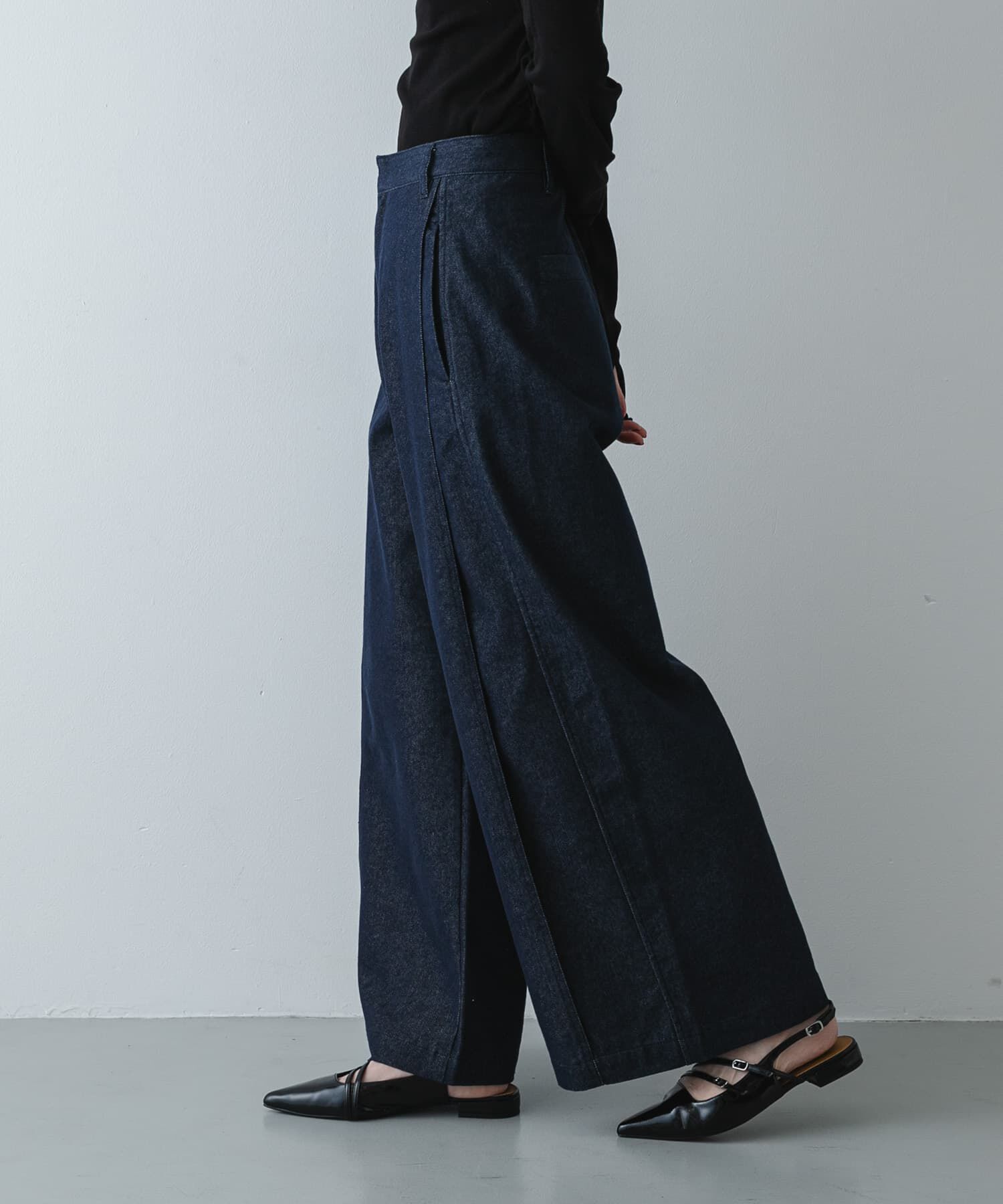 SENSE OF PLACE by URBAN RESEARCH「デニムライクスラックス」|デニム|