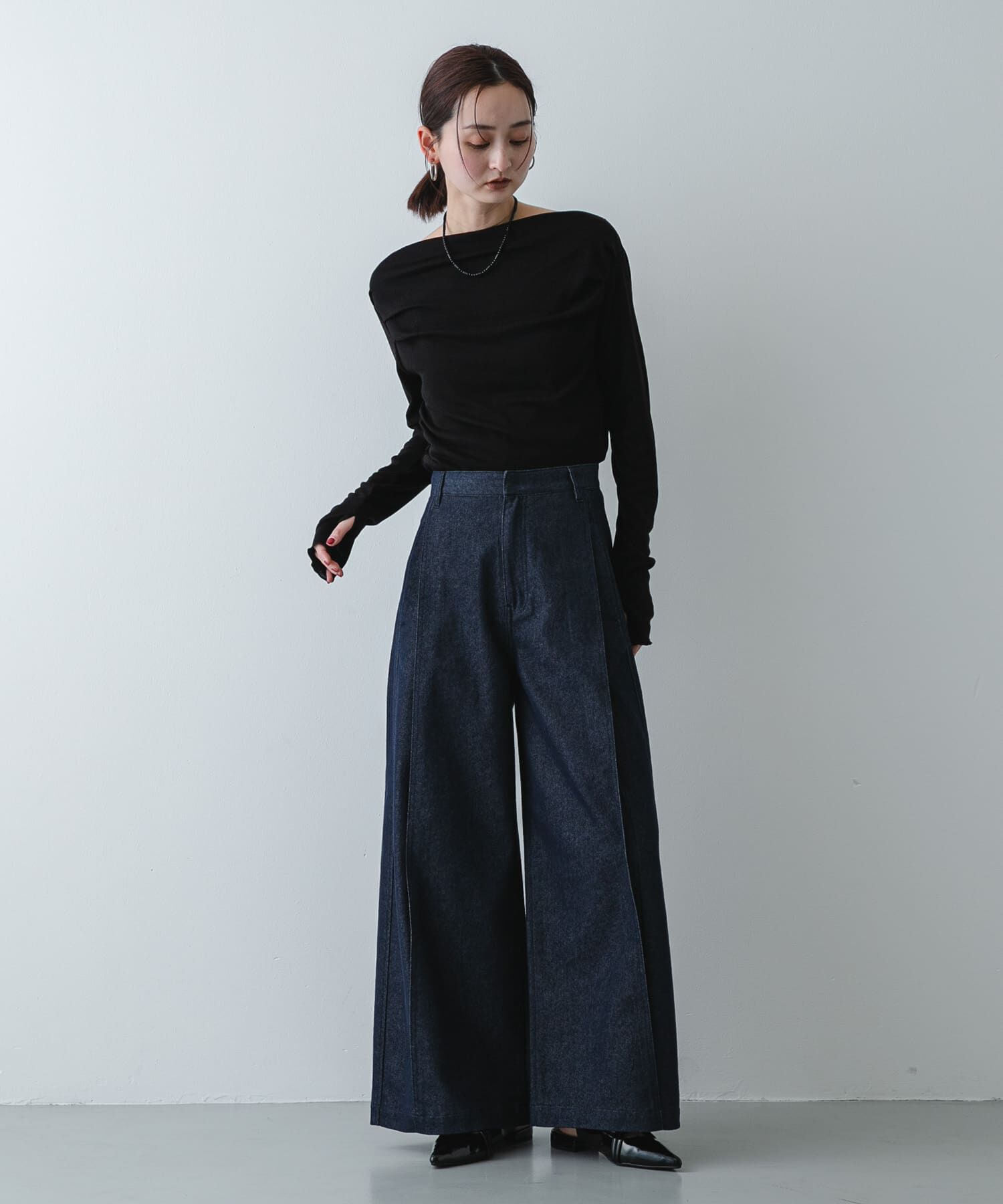 SENSE OF PLACE by URBAN RESEARCH「デニムライクスラックス」|デニム|