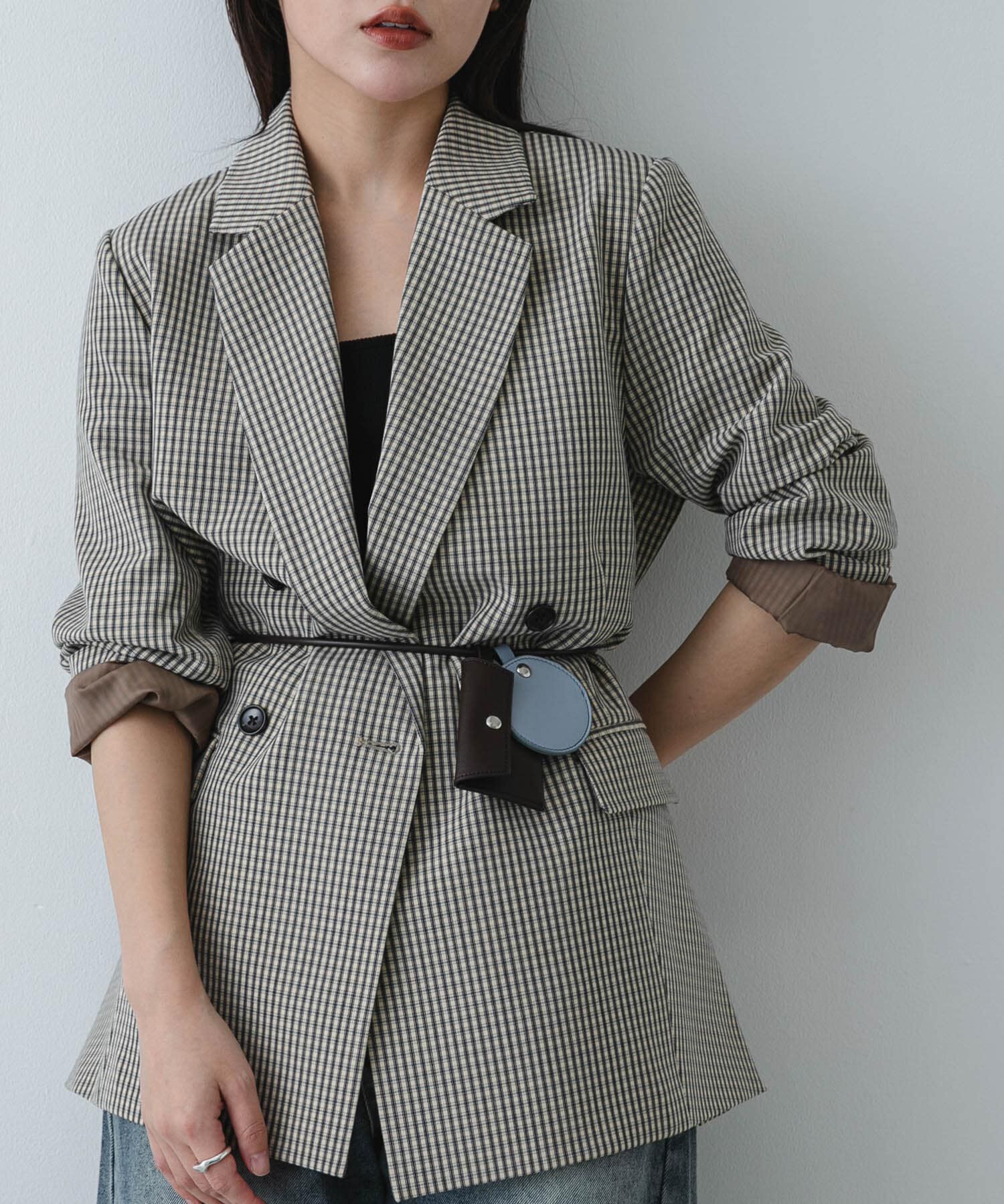 SENSE OF PLACE by URBAN RESEARCH「コンビカラーポーチツキベルト」|ベルト|