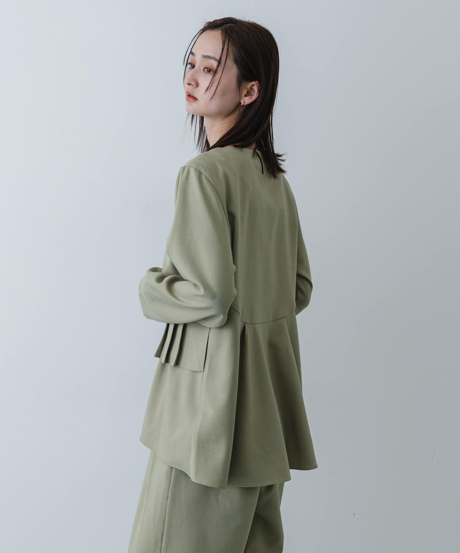 SENSE OF PLACE by URBAN RESEARCH「フリルトップパンツセットアップ」|ワンピース|