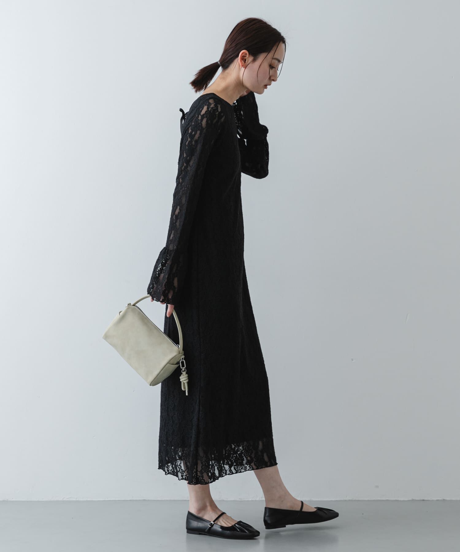 SENSE OF PLACE by URBAN RESEARCH「レースフレアーワンピース」|ワンピース|