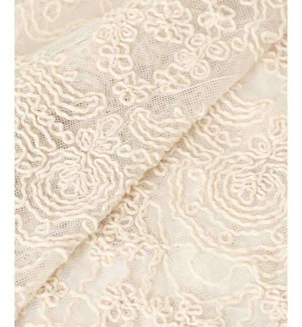 le.coeur blanc「《手洗い可能》TORRAZZO DONNAメッシュレースベスト」|ベスト・ジレ|