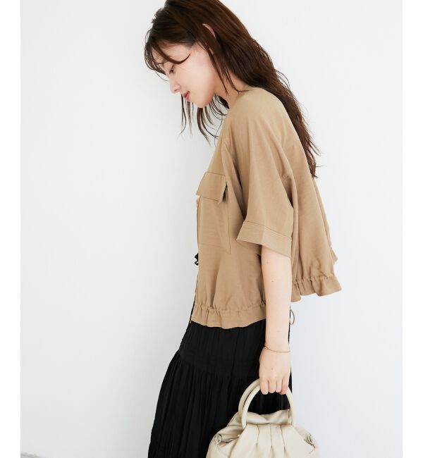  「《シワになりにくく速乾性》ドビークロスドロストブルゾン」|ブルゾン・スタジャン|