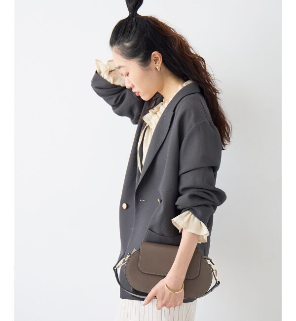  「≪手洗い可能≫メッシュダブルブレストジャケット」|その他|