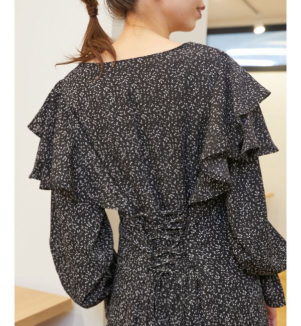 MAJESTICLEGON「スタイルアップフリルワンピース」|ワンピース|