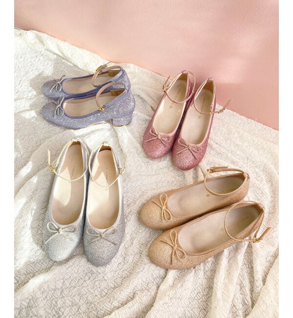 MAJESTICLEGON「ラメリボンパンプス」|パンプス|