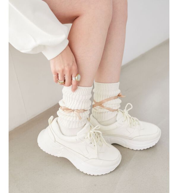 MAJESTICLEGON「☆厚底2WAYリボンスニーカー」|スニーカー|