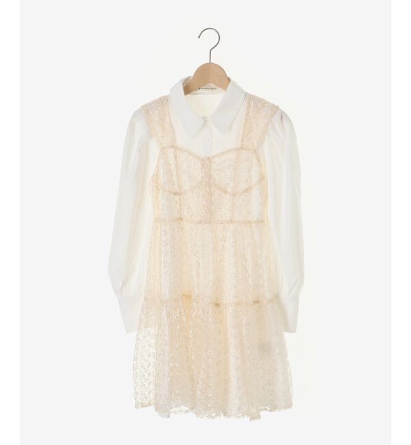 MAJESTICLEGON「シアーミニワンピ&シャツワンピSET」|ワンピース|