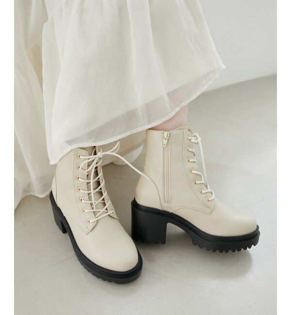 MAJESTICLEGON「☆レースアップショートブーツ」|ショートブーツ|
