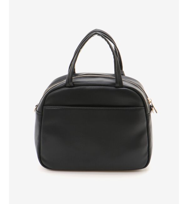  「ハートチャームセットスクエアボストン」|ボストンバッグ|