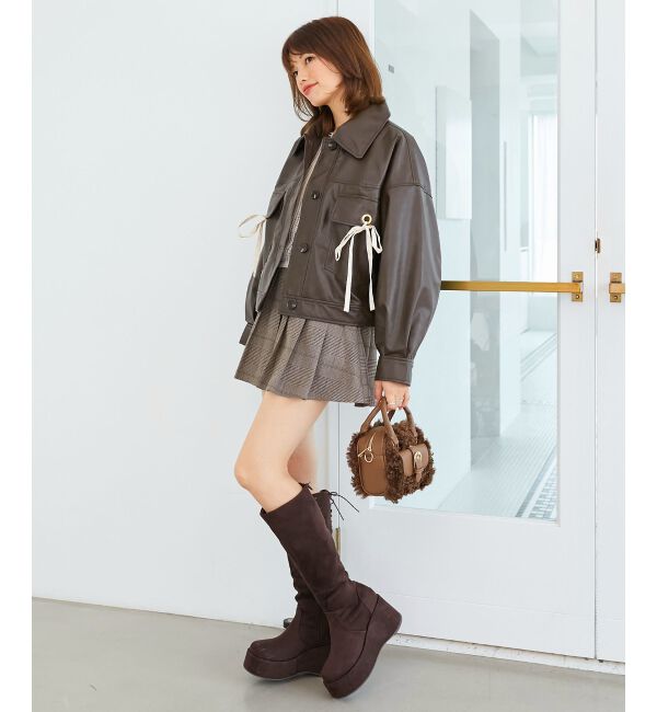  「2wayリボンステンカラーブルゾン」|その他|