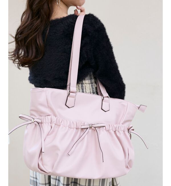  「ギャザーリボントートバッグ」|トートバッグ|