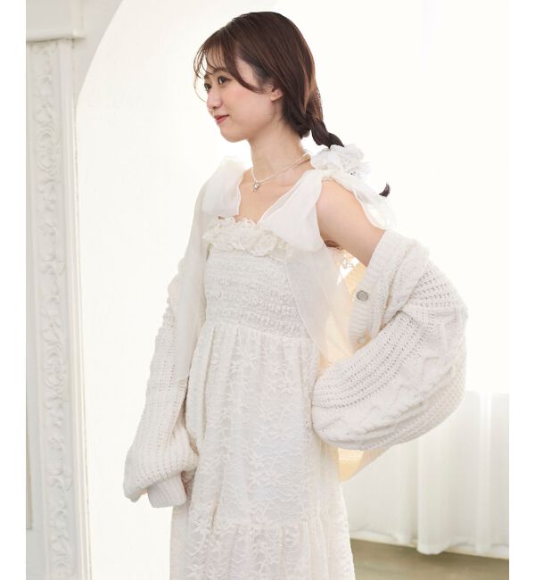  「2wayショルダーリボンキャミワンピ」|ワンピース|