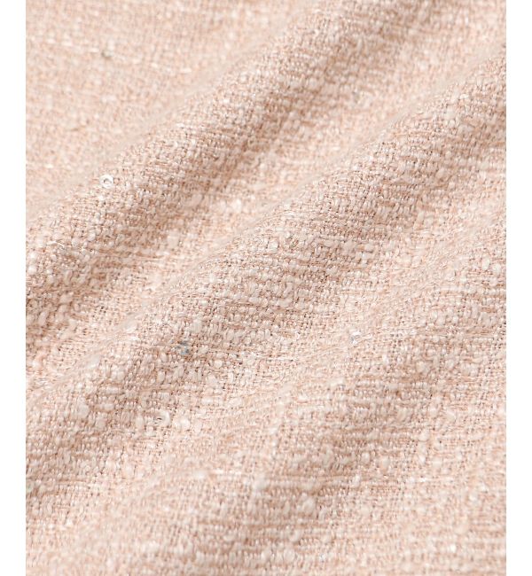  「キラキラツイードミディブルゾン」|ブルゾン・スタジャン|