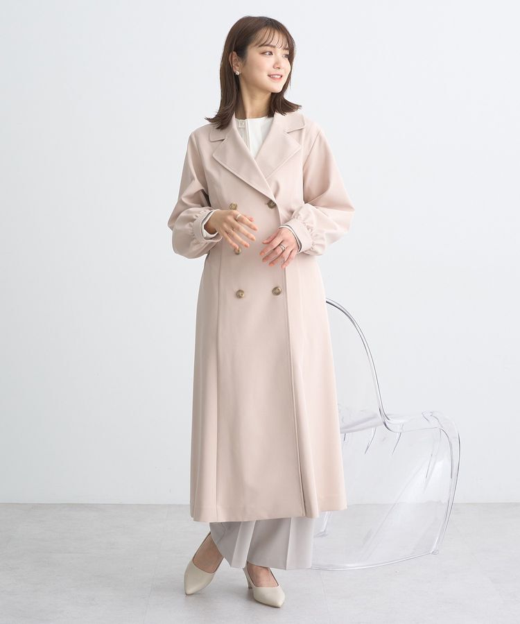 earth music&ecology「パフスリーブトレンチコート」|トレンチコート|