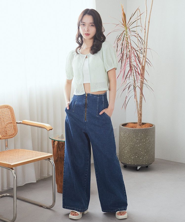 earth music&ecology「アシメショルダーショートキャミソール」|インナー|