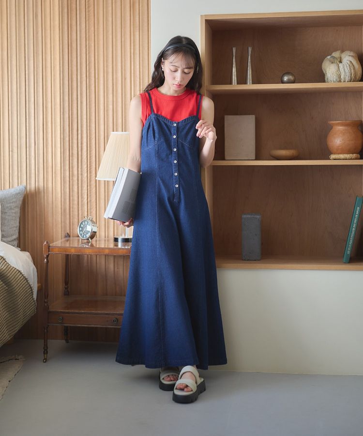 earth music&ecology「リブタンクトップ」|インナー|