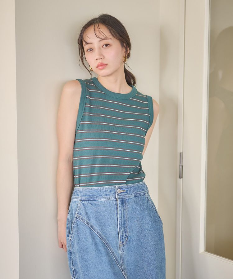 earth music&ecology「リブタンクトップ」|インナー|