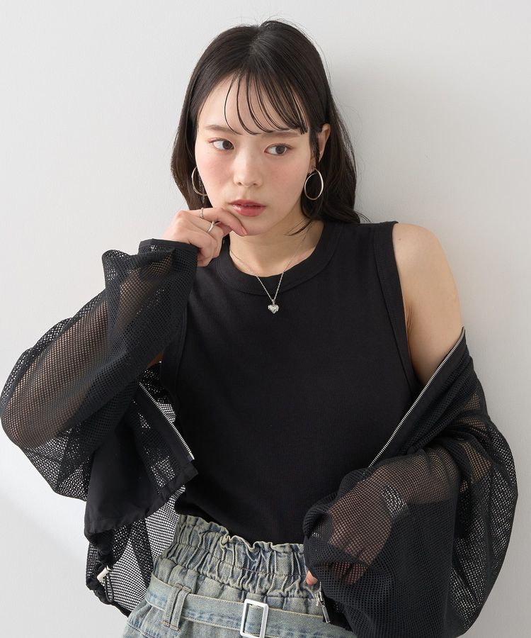 earth music&ecology「リブタンクトップ」|インナー|