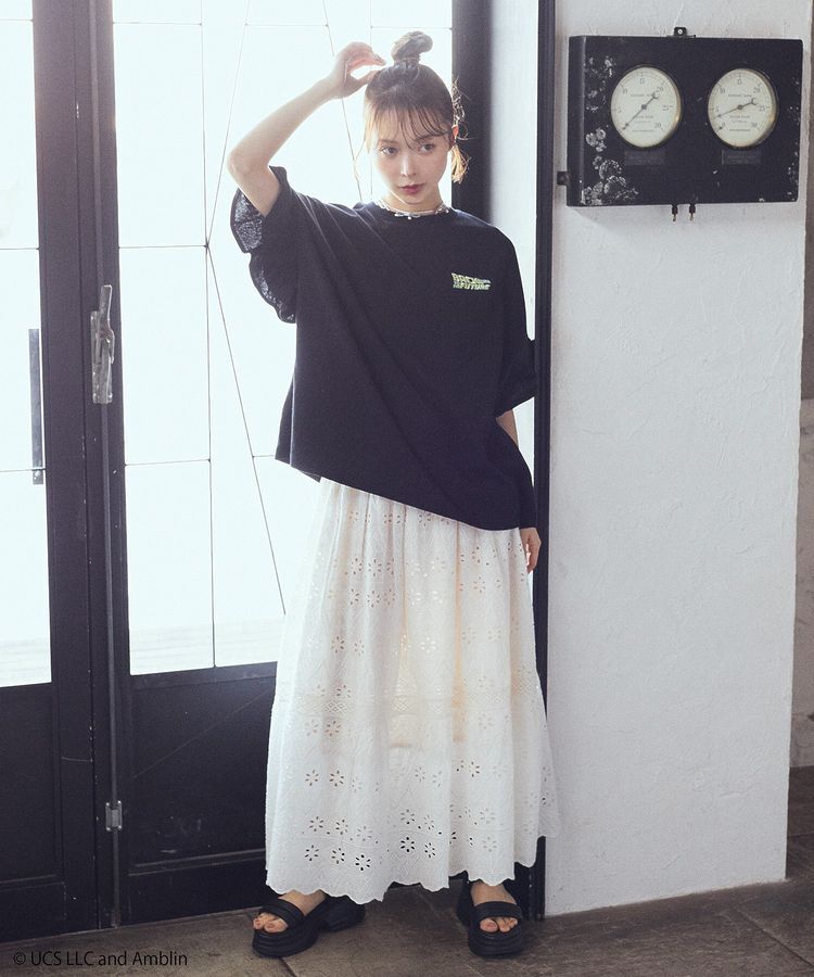 earth music&ecology「Back to the Future/emae フリルT」|Tシャツ・カットソー|