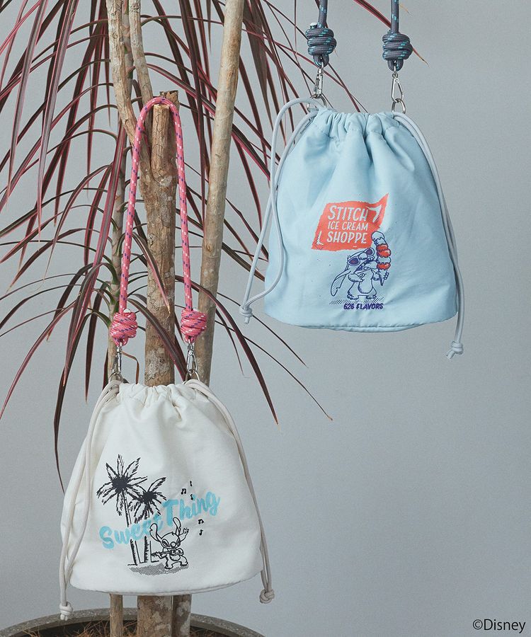 earth music&ecology「スティッチ/ロープコードパファーバッグ」|ショルダー・メッセンジャー|