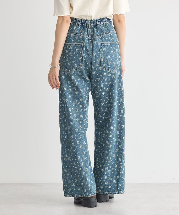 earth music&ecology「タックホックデニムパンツ」|デニム|