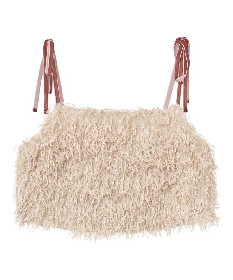 earth music&ecology「ベロアリボンフェザービスチェ」|ベスト・ジレ|