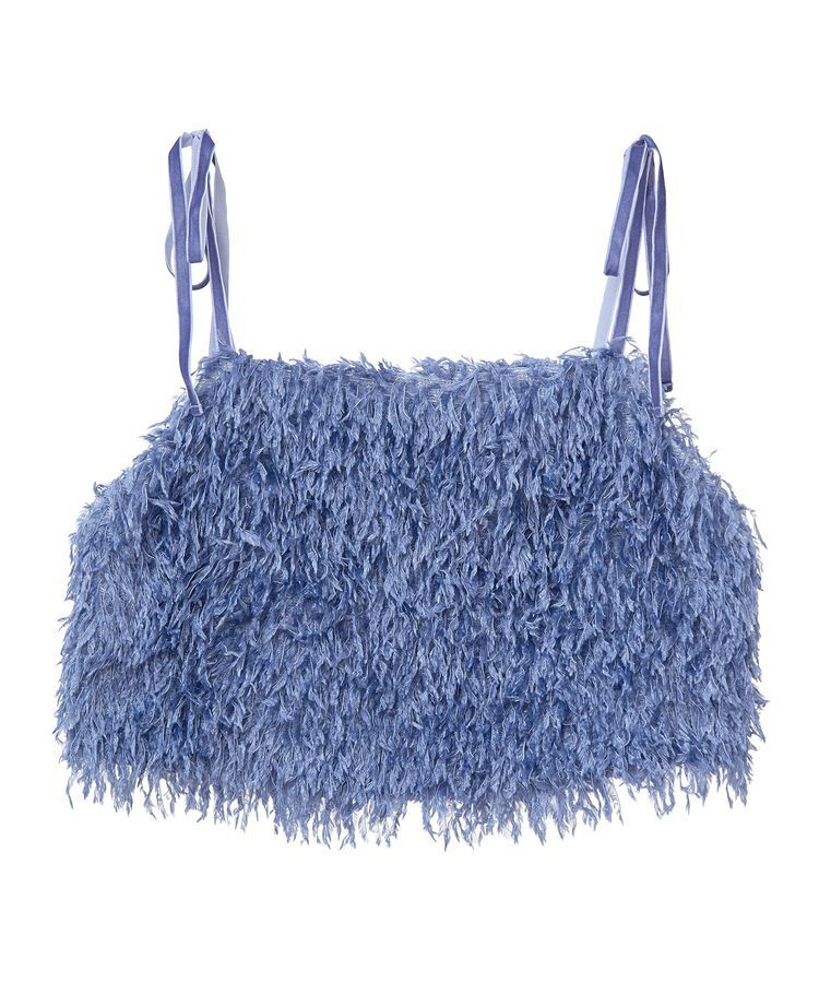 earth music&ecology「ベロアリボンフェザービスチェ」|ベスト・ジレ|