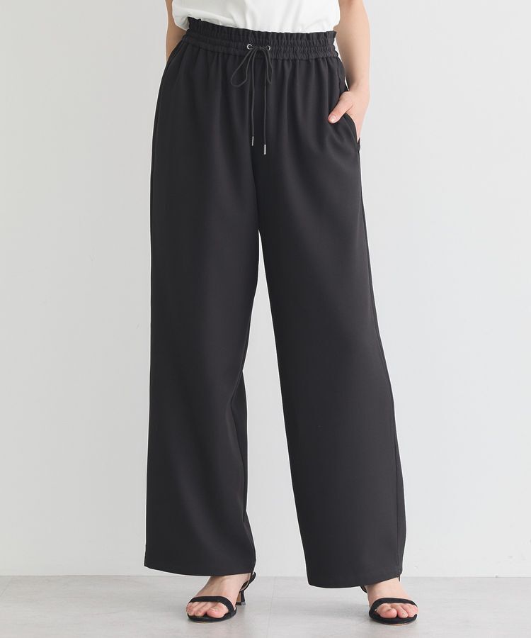 earth music&ecology「リラックスワイドパンツ」|その他|Black