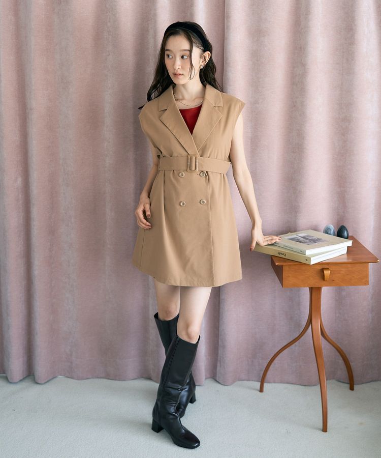 earth music&ecology「ショートジレンチ」|その他|