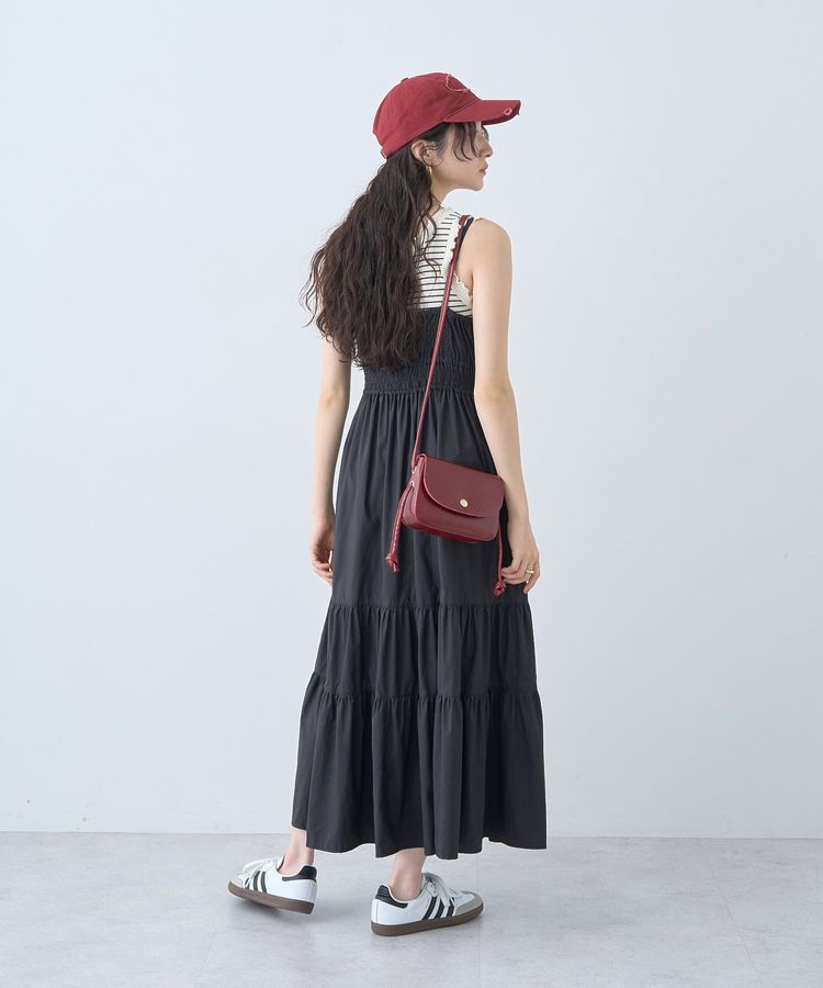 earth music&ecology「ドロストシャーリングキャミワンピース」|ワンピース|