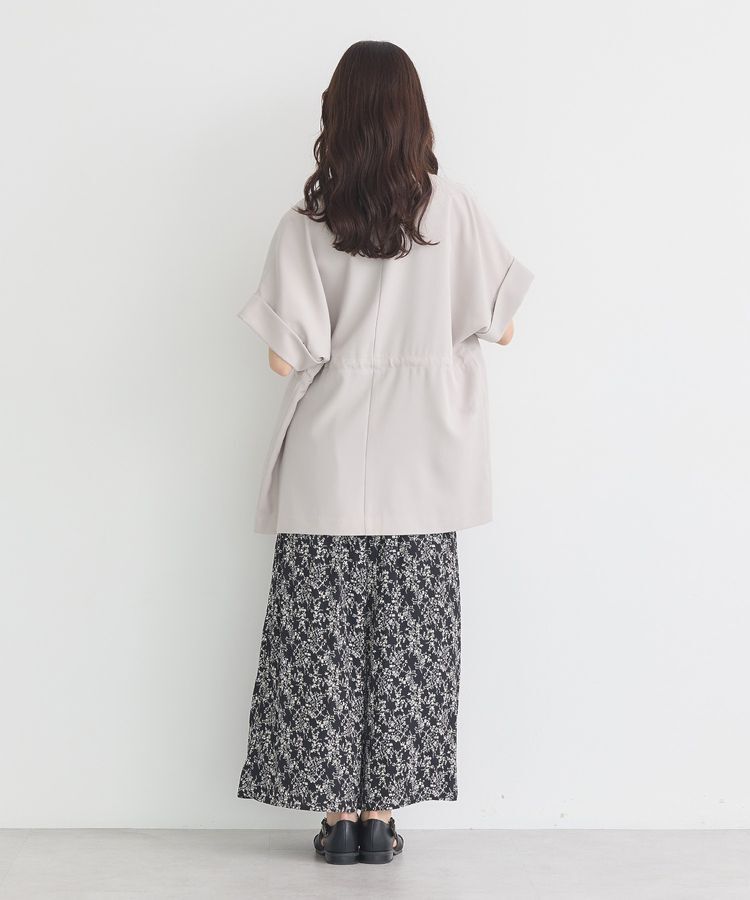 earth music&ecology「半袖サイドドロストジャケット」|テーラードジャケット|