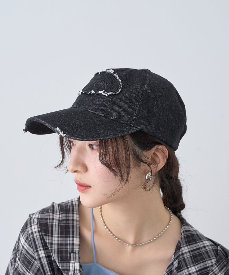 earth music&ecology「ダメージロゴキャップ」|その他|