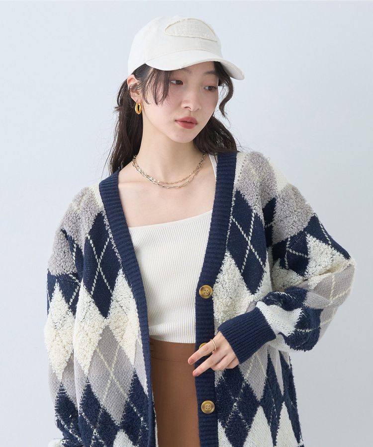 earth music&ecology「ダメージロゴキャップ」|その他|