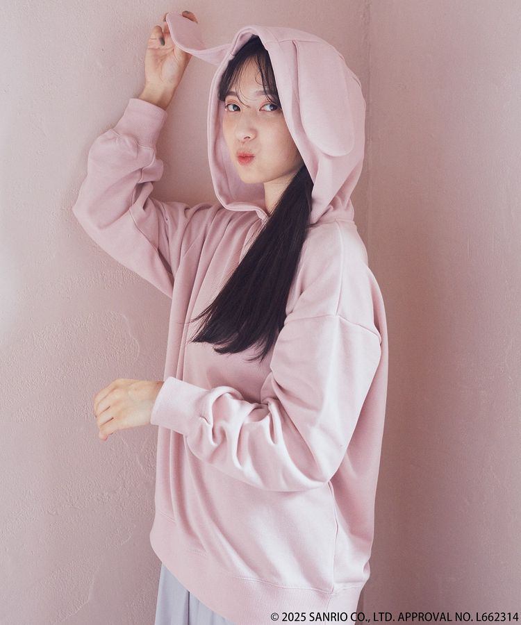 earth music&ecology「マイメロディ&クロミ/earth 耳付きフーディー」|スウェット・ジャージ|